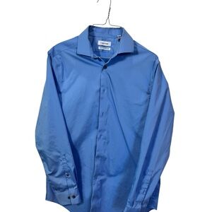 Calvin Klein Men's Classic Blue Dress Shirt